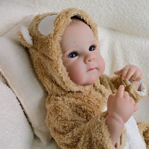 Pinky Reborn Bettie 18 inch Realistic Doll Soft  Reborn Baby Girl Full Vinyl Body Newborn Baby Dolls That Look Real Bebe