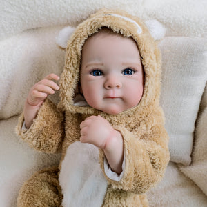Pinky Reborn Bettie 18 inch Realistic Doll Soft  Reborn Baby Girl Full Vinyl Body Newborn Baby Dolls That Look Real Bebe