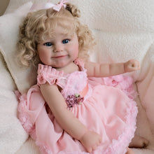 Laden Sie das Bild in den Galerie-Viewer, 20 / 24 Zoll Reborn Babypuppen Mädchen Real Life Silikon Babypuppen Realistische Reborn Kleinkindpuppe namens Maddie
