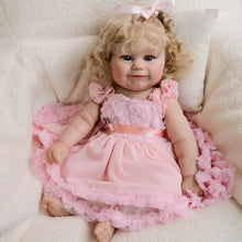Laden Sie das Bild in den Galerie-Viewer, 20 / 24 Zoll Reborn Babypuppen Mädchen Real Life Silikon Babypuppen Realistische Reborn Kleinkindpuppe namens Maddie
