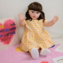 Carica l&#39;immagine nel visualizzatore di Gallery, Pippa 26 Inch Collectible reborn dolls Weighted reborn baby doll feels real Custom reborn doll with birth certificate  CE certified
