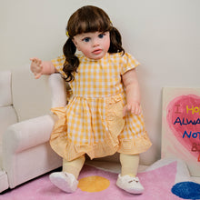 Carica l&#39;immagine nel visualizzatore di Gallery, Pippa 26 Inch Collectible reborn dolls Weighted reborn baby doll feels real Custom reborn doll with birth certificate  CE certified

