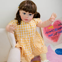 Carica l&#39;immagine nel visualizzatore di Gallery, Pippa 26 Inch Collectible reborn dolls Weighted reborn baby doll feels real Custom reborn doll with birth certificate  CE certified
