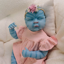 Carica l&#39;immagine nel visualizzatore di Gallery, 20 Inch Hairless Reborn Baby Doll Peaches Avatar Themed HD 3D Skin Cotton Body Hyper-Realistic collector art Dolls
