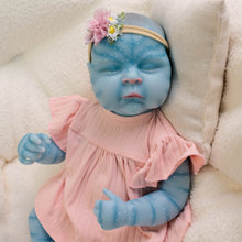 Carica l&#39;immagine nel visualizzatore di Gallery, 20 Inch Hairless Reborn Baby Doll Peaches Avatar Themed HD 3D Skin Cotton Body Hyper-Realistic collector art Dolls
