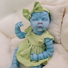 Carica l&#39;immagine nel visualizzatore di Gallery, 20 Inch Hairless Reborn Baby Doll Peaches Avatar Themed HD 3D Skin Cotton Body Hyper-Realistic collector art Dolls
