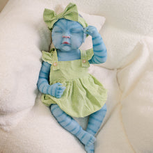 Carica l&#39;immagine nel visualizzatore di Gallery, 20 Inch Hairless Reborn Baby Doll Peaches Avatar Themed HD 3D Skin Cotton Body Hyper-Realistic collector art Dolls
