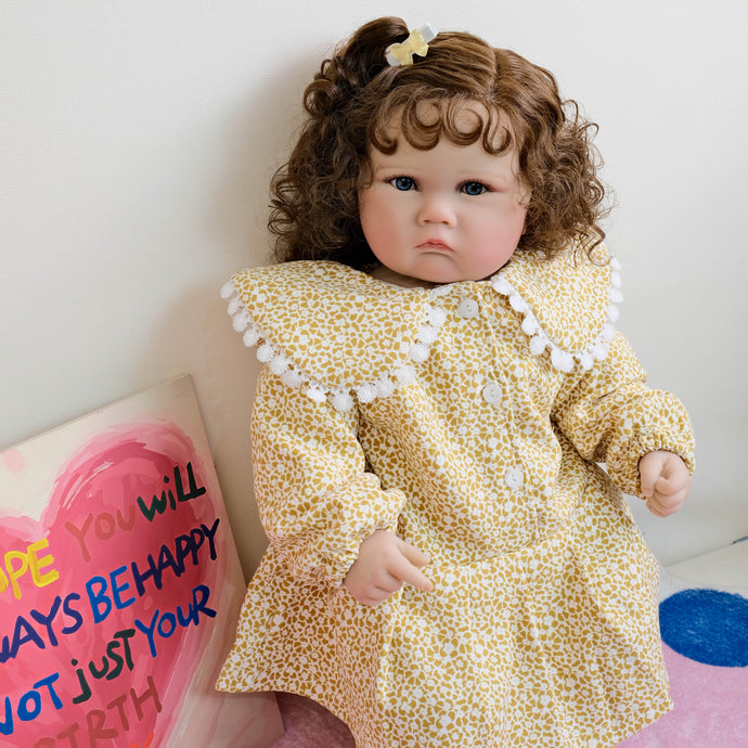 24 inch 60cm Exquisite Cloth Body Reborn Baby 