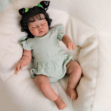 画像をギャラリービューアに読み込む, African American Brown Skin Cloth Body Doll - 24&quot; Pickle with Rooted Black Hair Brown Skin Toy Fabric Body Doll
