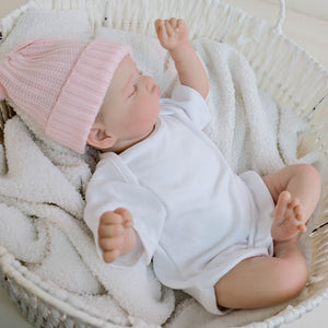 20 Inch Pinky Reborn Baby Girl Dolls Rosalie - Dark Skin Tone Cloth Body Implanted Curly Hair Full Arms & Legs