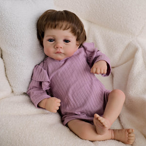 19Inch Realistic reborn babies Soft Body Lifelike Newborn doll Gift Set Pacifier Bottle Birth Certificate first baby doll baby dolls dress