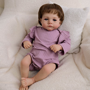 19Inch Realistic reborn babies Soft Body Lifelike Newborn doll Gift Set Pacifier Bottle Birth Certificate first baby doll baby dolls dress
