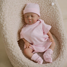 Load image into Gallery viewer, 10&quot; Mini Reborn Baby Doll Luna | Hand-Painted Hair, Soft Cloth Body, Realistic Newborn Look dolls under 40

