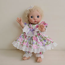 Cargar imagen en el visor de la galería, 16inch Realistic Reborn Baby Doll Peeka with Golden Curly Hair &amp; Blue Eyes, Complete Gift Set
