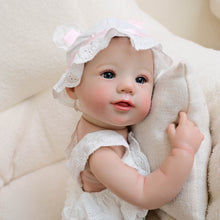 Load image into Gallery viewer, 19-Inch Reborn Baby Doll &quot;Abigail&quot; with Changeable Outfits  Hand-Painted Head, Blue Eyes, Full Vinyl Body | Premium Collectible Gift
