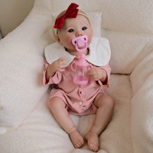 Load image into Gallery viewer, 19-Inch Reborn Baby Doll &quot;Abigail&quot; with Changeable Outfits  Hand-Painted Head, Blue Eyes, Full Vinyl Body | Premium Collectible Gift
