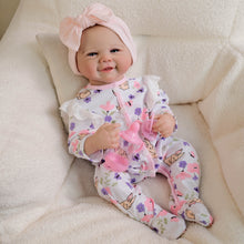 Load image into Gallery viewer, Pinky Reborn Baby Doll Vivienne - 19-Inch Hand-Painted Collector Doll with Blue Eyes and Soft Cloth Body
