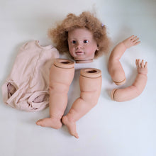 Load image into Gallery viewer, DIY Doll Making Kit - Craft Your Own Deep Skin Tone Doll with Voluminous Curly Hair Baby Doll Toys
