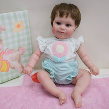 Загрузить изображение в средство просмотра галереи, 20 Inch Soft Silicone Reborn Baby Doll Realistic and Lifelike Cute Smiling Newborn Dolls Gift for Kids
