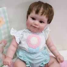 Load image into Gallery viewer, 20 Inch Soft Silicone Reborn Baby Doll Realistic and Lifelike Cute Smiling Newborn Dolls Gift for Kids
