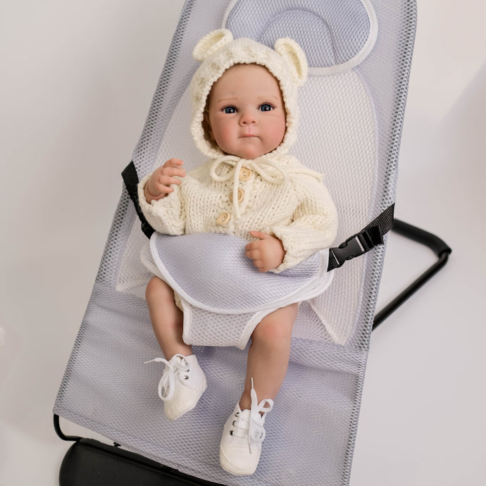 RBBABY 18 inch Realistic Reborn Baby Doll Soft Vinyl Silicone Reborn Baby Girl Full Body Newborn Baby Dolls That Look Real Bebe