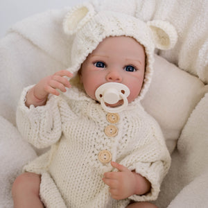 RBBABY 18 inch Realistic Reborn Baby Doll Soft Vinyl Silicone Reborn Baby Girl Full Body Newborn Baby Dolls That Look Real Bebe