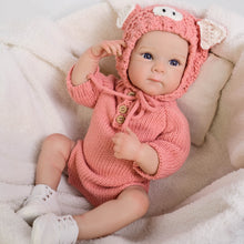 Load image into Gallery viewer, FALVIA 18 inch Realistic Reborn Baby Doll Soft Vinyl Silicone Reborn Baby Girl Full Body Newborn Baby Dolls That Look Real
