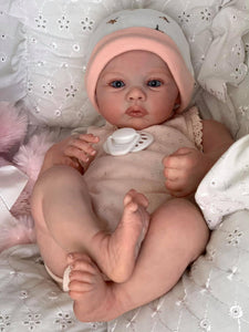 19 Inch Handmade Realistic Reborn Baby Dolls Girl Lifelike Silicone Baby Doll Real Life Baby Doll