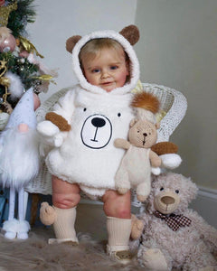 24 Inch Lovely Toddler Lifelike Reborn Baby Dolls Realistic Adorable Newborn Baby Doll Girls Gift