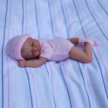 Load image into Gallery viewer, 10&quot; Mini Reborn Baby Doll Luna | Hand-Painted Hair, Soft Cloth Body, Realistic Newborn Look dolls under 40
