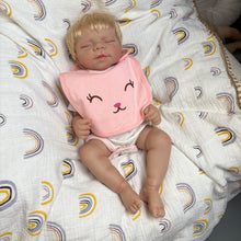 Load image into Gallery viewer, 18 Inch Lifelike Sleeping Realistic Newborn Baby Dolls Silicone Full Body Real Lovely Reborn Baby Doll Girl Birthday Xmas Gift for Kids Age 3+
