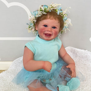 20 Inch Adorable Lifelike Newborn Baby Dolls Lovely Reborn Baby Doll Harper Realistic Baby Doll Girl