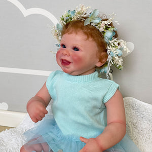 20 Inch Adorable Lifelike Newborn Baby Dolls Lovely Reborn Baby Doll Harper Realistic Baby Doll Girl