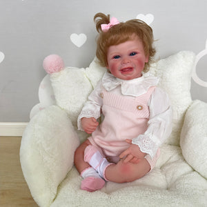 20 Inch Sweet Lifelike Newborn Baby Dolls Adorable Reborn Baby Doll Harper Realistic Baby Doll Girl Birthday Xmas Gift