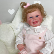 Carica l&#39;immagine nel visualizzatore di Gallery, 20 Inch Sweet Lifelike Newborn Baby Dolls Adorable Reborn Baby Doll Harper Realistic Baby Doll Girl Birthday Xmas Gift
