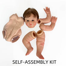 Load image into Gallery viewer, DIY Doll Kit Shaya 22 Inch Painted set Reborn Doll Kit - Pre-Painted Veins &amp; Multi-Layer Skin Tones｜Fabric Body Included｜Assembly Required
