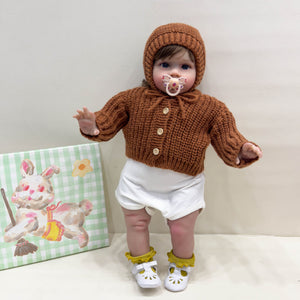 26inch Lovely Reborn Baby Dolls Lifelike Realistic Toddler Dolls Girl Chubby Body Silicone Newborn Baby Dolls Girl Birthday Gift