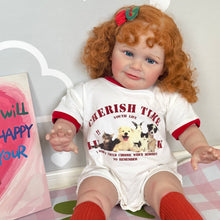 Carregar imagem no visualizador da galeria, 24 Inch Lifelike Realistic Reborn Baby Dolls Girl Cuddly Toddler Newborn Baby Doll Girls Gift
