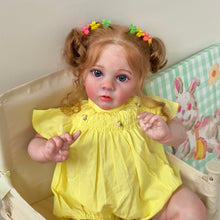 画像をギャラリービューアに読み込む, 24 Inch Lifelike Reborn Toddlers Girl Doll Realistic Newborn Baby Doll Adorable Reborn Baby Dolls
