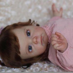 24 Inch Reborn Baby Doll Weighted Realistic Reborn Toddler Doll Lifelike Newborn Baby Doll Girls with Real Veins