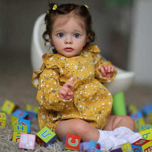 24 Inch Reborn Toddlers Girl Doll Realistic Newborn Baby Doll Weighted Reborn Baby Dolls That Look Real Best Birthday Gift for Children