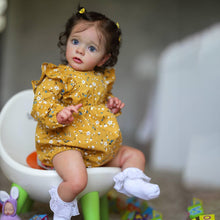 Carregar imagem no visualizador da galeria, 24 Inch Reborn Toddlers Girl Doll Realistic Newborn Baby Doll Weighted Reborn Baby Dolls That Look Real Best Birthday Gift for Children
