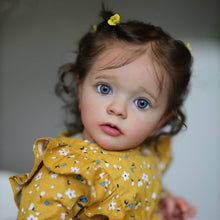 Laden Sie das Bild in den Galerie-Viewer, 24 Inch Reborn Toddlers Girl Doll Realistic Newborn Baby Doll Weighted Reborn Baby Dolls That Look Real Best Birthday Gift for Children
