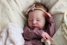 画像をギャラリービューアに読み込む, 19 Inch Realistic Reborn Baby Dolls Sleeping Soft Silicone Reborn Baby Girl Doll Adorable Reborn Baby Doll
