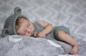 19 Inch Sleeping Adorable Reborn Baby Girl Dolls Preemie Lifelike Newborn Baby Doll Toddler