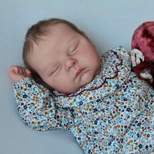 Загрузить изображение в средство просмотра галереи, 20 Inch Cuddly Newborn Baby Doll Girl Sleeping Reborn Baby Doll Realistic Newborn Baby Dolls Birthday Gift for Kids
