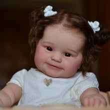 Carica l&#39;immagine nel visualizzatore di Gallery, 24 Inch Lovely Cuddly Newborn Baby Dolls Handmade Realistic Reborn Toddler Dolls Girl Gist for Kids 3+
