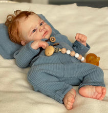 Carica l&#39;immagine nel visualizzatore di Gallery, 17 Inch Realistic Reborn Baby Dolls Girl Hand Made Lifelike Silicone Baby Doll Handmade Real Life Baby Doll
