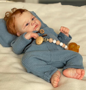 17 Inch Realistic Reborn Baby Dolls Girl Hand Made Lifelike Silicone Baby Doll Handmade Real Life Baby Doll