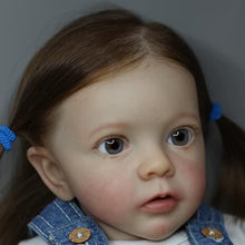 Carregar imagem no visualizador da galeria, Real Life Reborn Toddlers Girl 24 Inch Weighted Soft Silicone Reborn Baby Dolls Realistic Newborn Baby Dolls
